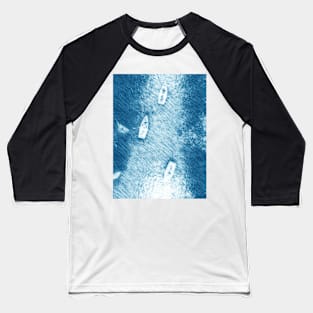 Canoeing journey in cyan Baseball T-Shirt